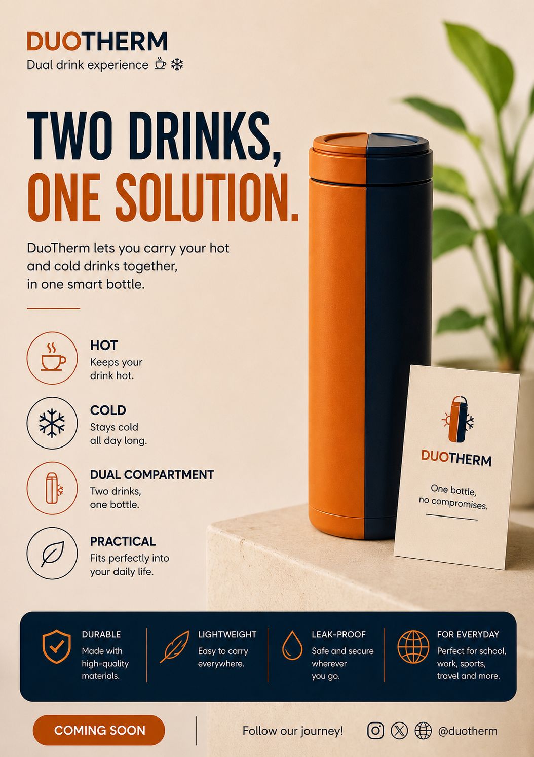 DuoTherm — Two drinks, one solution